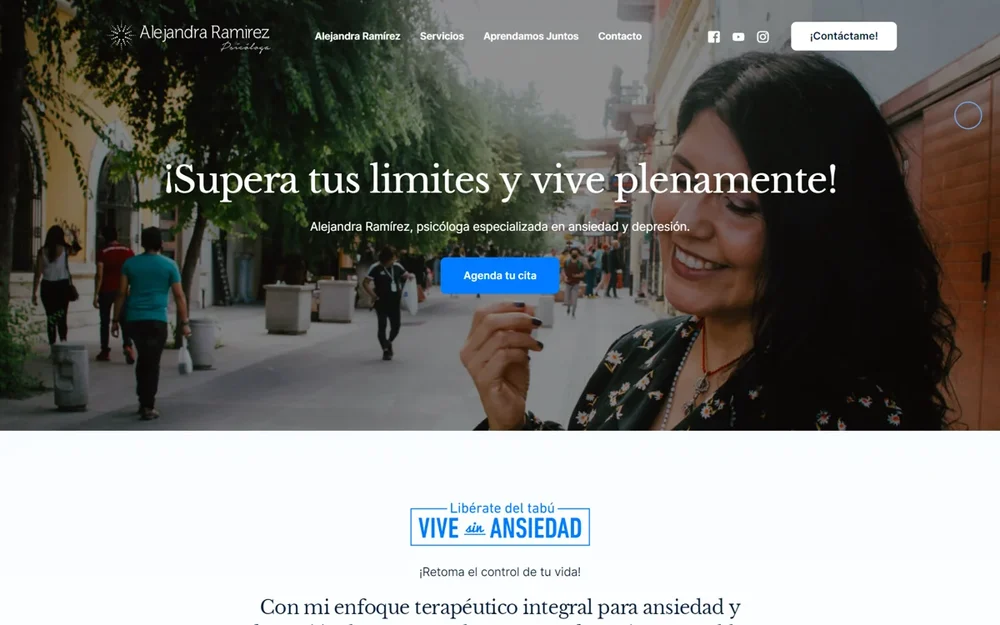 Vista principal de Alejandra Ramírez