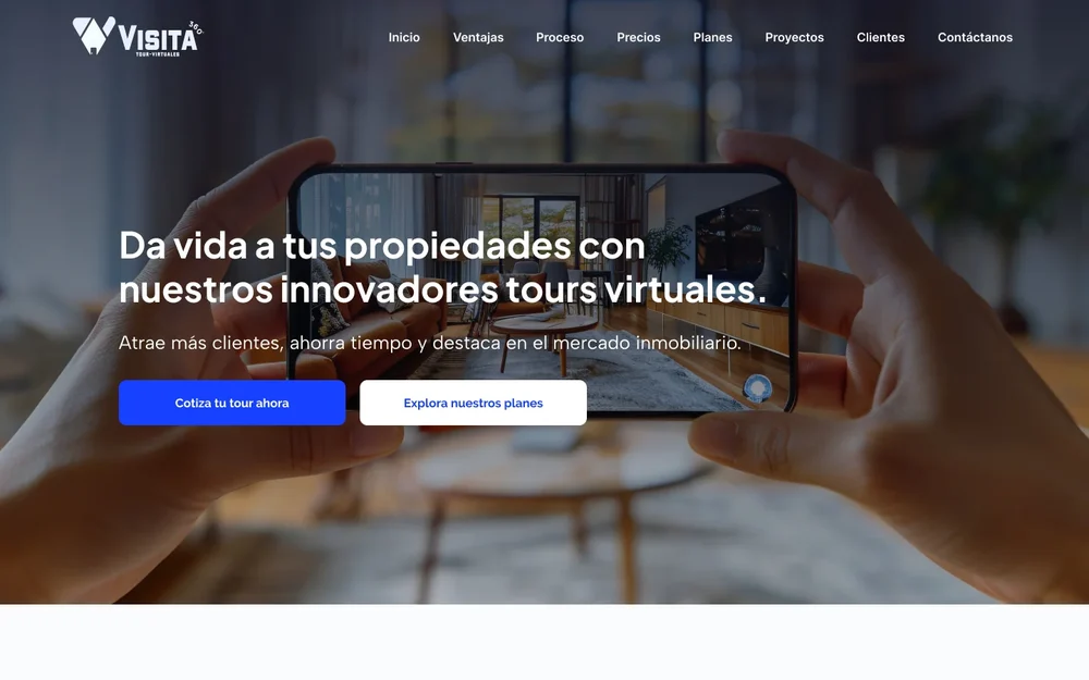 Vista principal de Visita 360