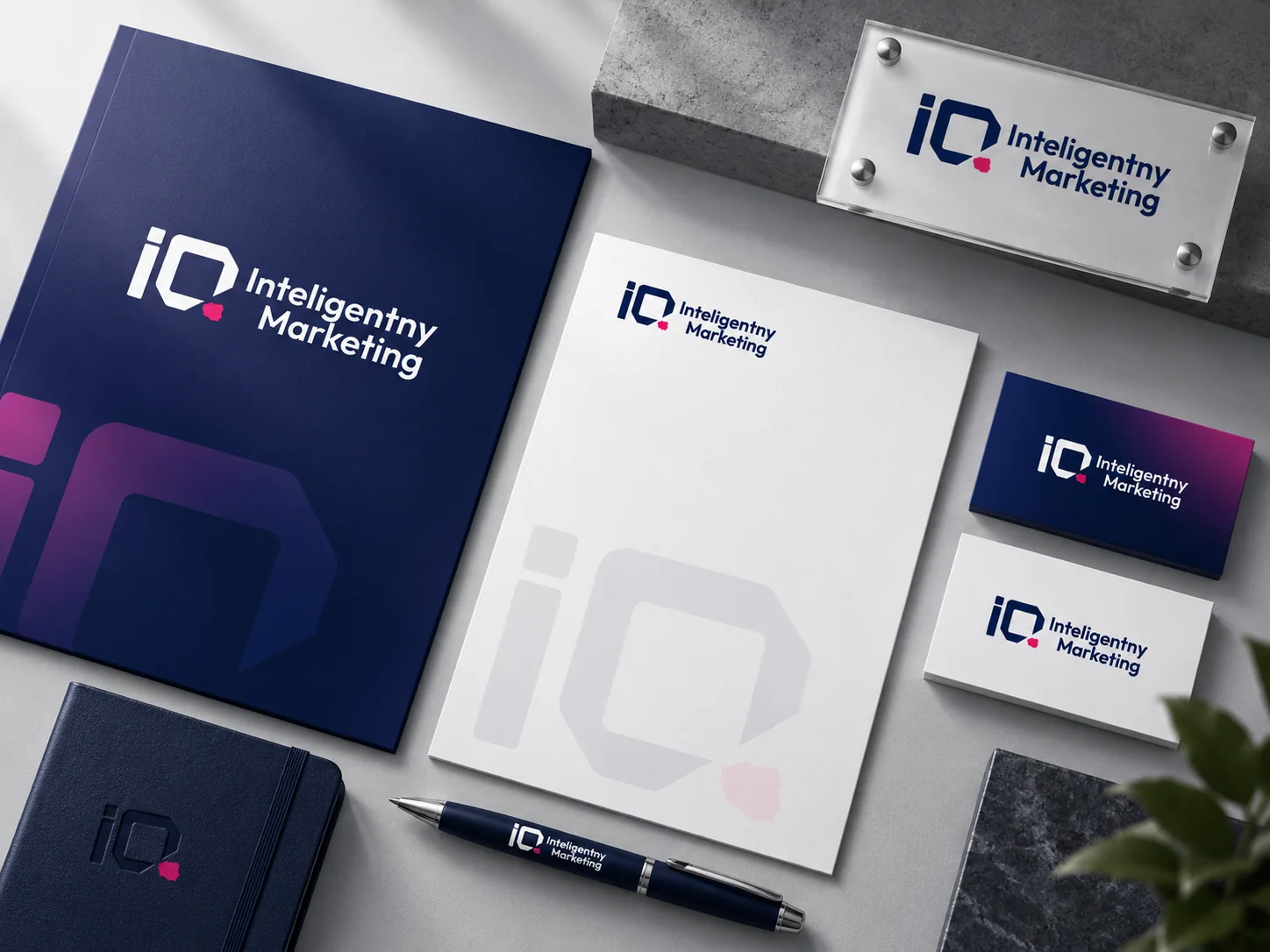 Identidad visual de Inteligentny Marketing
