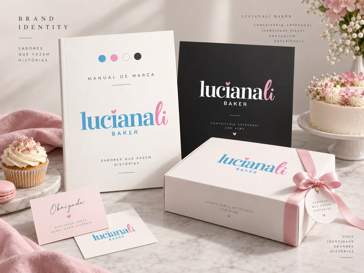 Identidad visual de Lucianali Baker