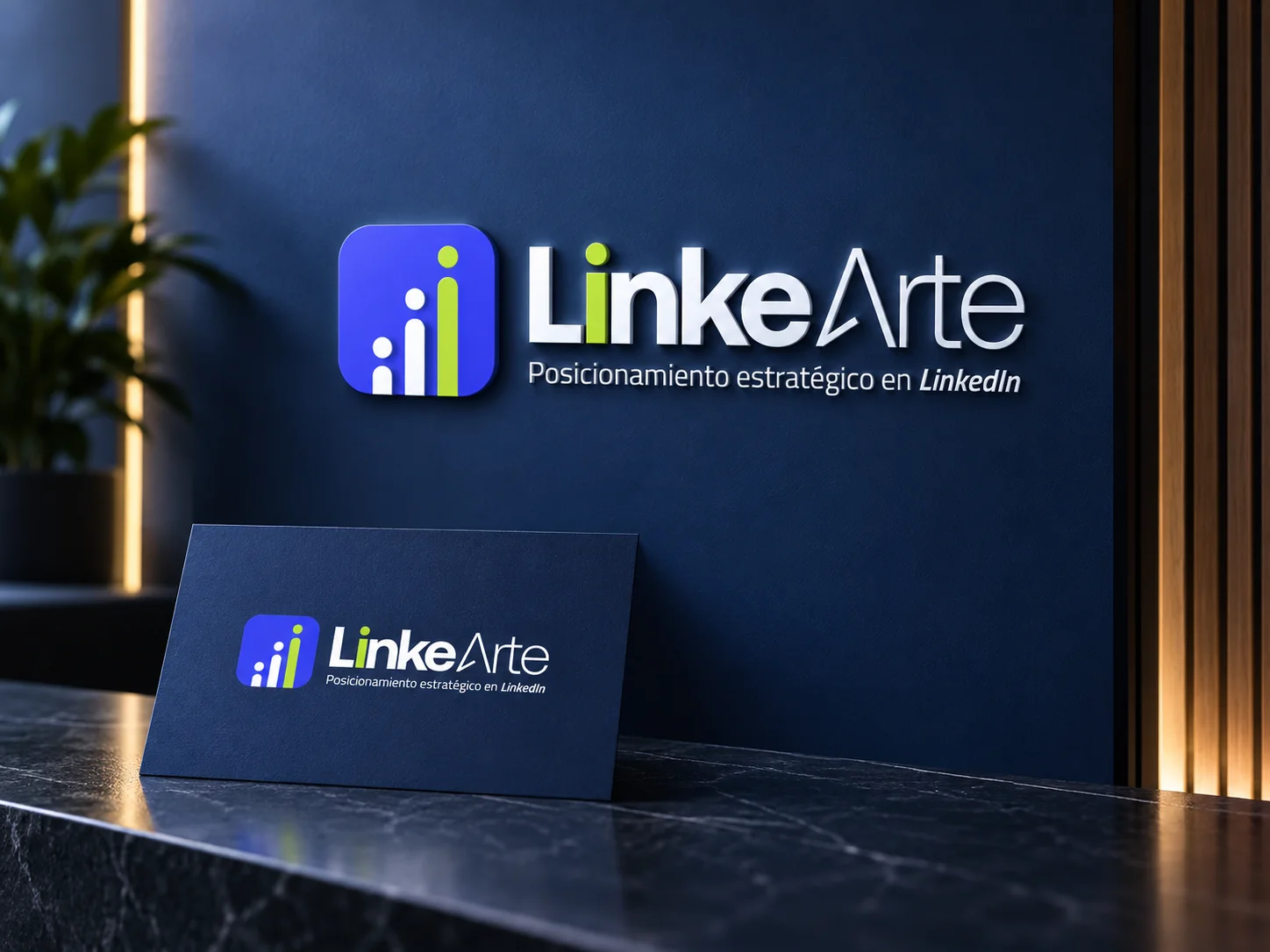 Identidad visual de LinkeArte